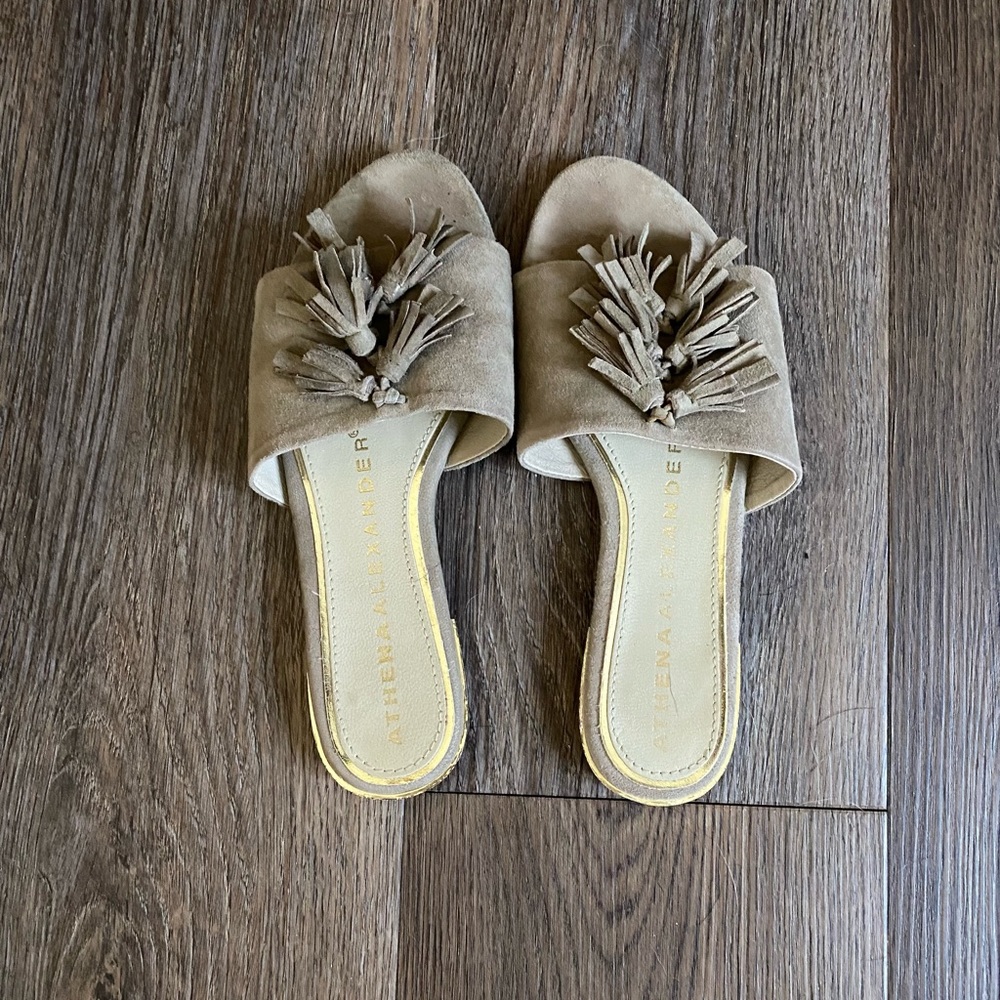 Suede sandals